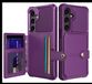 Selected by GSMpunt.nl Portemonnee Hoesje Geschikt voor Samsung Galaxy A26 - Back Cover met Pasjeshouder - Telefoonhoesje voor Pinpas - Kaarthouder op Achterkant - Case met Magneet Paars