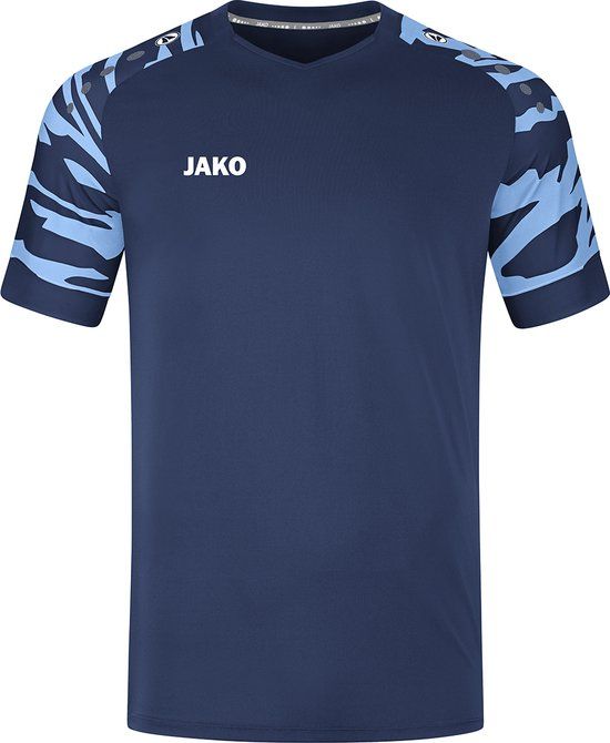 JAKO Shirt Wild - Korte Mouw - Navy-Blauw - Maat L