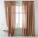 Anytime home transparant gordijn herst (per stuk) (280 x 270 cm) bruin camouflage vitrage met volant en plooiband