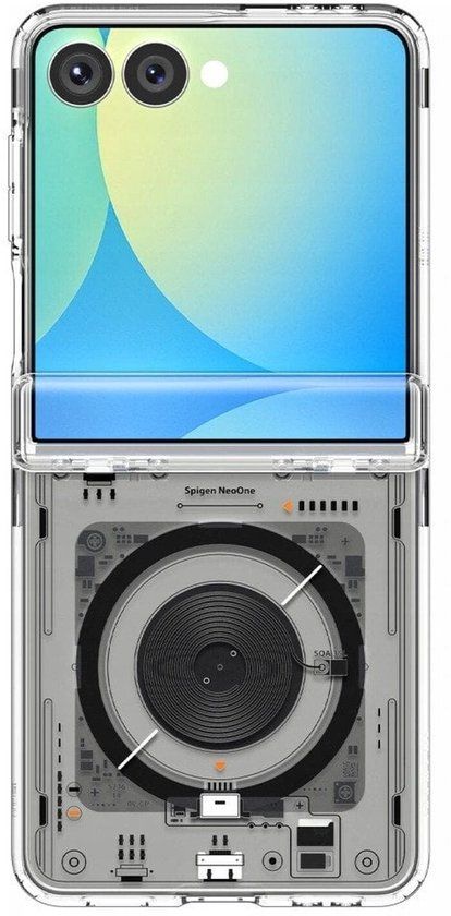 Spigen Ultra Hybrid MagFit - Hoesje Geschikt voor Samsung Galaxy Z Flip 7 - Compatibel met MagSafe / Qi2 - Back Cover Neo One
