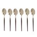 SET Bordeaux Champagne Luxe Lepels Set van 6