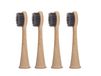 green-goose Sonicare Bamboe Opzetborstels Enfants - 4 Stuks - Zwart