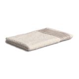 möve Wellness gastendoekje Uni met chenillebiezen 30 x 50 cm van 100% katoen (spinair), natuur