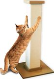 SmartCat Ultimate Krabpaal, beige, grote toren van 32 inch, sisalvezel, eenvoudig ontwerp, voor alle katten
