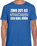 Bellatio Decorations Shoppartners Bv Zwo zot as een bos juun met vlag Zeeland t-shirt blauw heren S