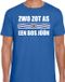 Bellatio Decorations Shoppartners Bv Zwo zot as een bos juun met vlag Zeeland t-shirt blauw heren S