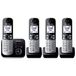 Panasonic KX-TG6864GB draadloze telefoon met 4 handsets en antwoordapparaat