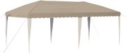 vidaXL Pop-up Feesttent 575 x 290 x 245 cm Crèmekleurig