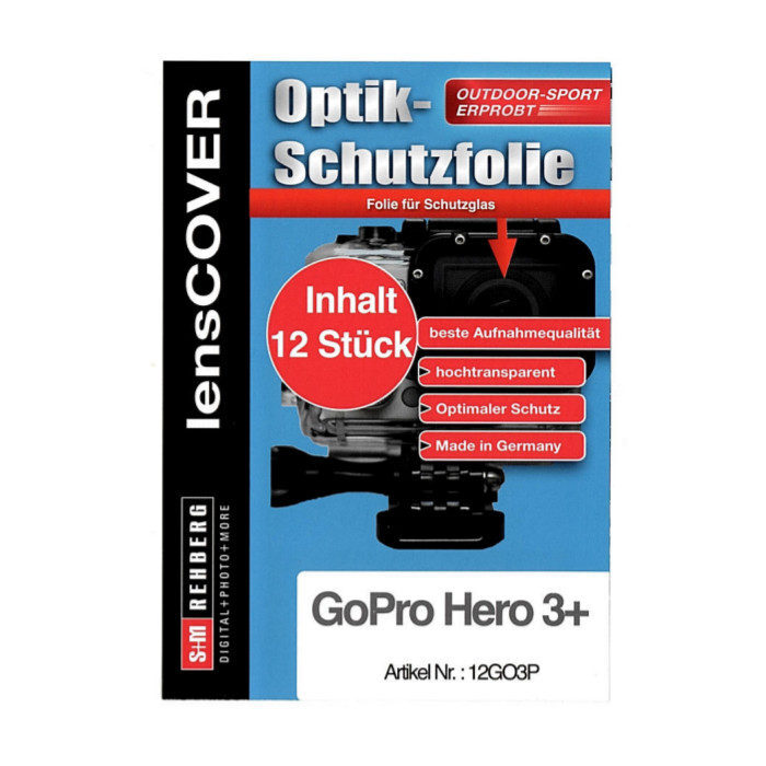 DigiCover Lenscover bescherming GoPro Hero3+ - 12-stuks Lenscover bescherming GoPro Hero3+ - 12-stuks
