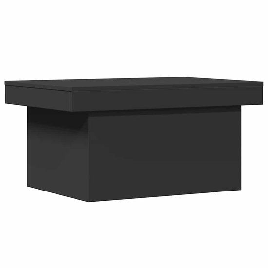 vidaXL Salontafel - 100x55x40 cm - Bewerkt Hout - Zwart