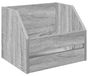 Syfax Sonoma Vinyl Album Box Grey 38 x 30 x 29 cm Engineered Wood