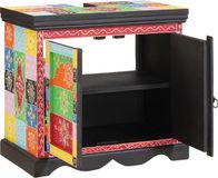 vidaXL Wastafelkast Bruin 60 x 35 x 55 cm Massief Mango Hout
