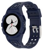 Wigento Samsung Siliconen horlogeband voor de Galaxy Watch 5 40mm, met geïntegreerde behuizing
