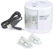 Rapesco PS12-USB Autopuntenslijper wit