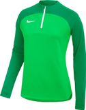 Nike Dames Top Met Lange Mouwen W Nk Df Acdpr Dril Top K, Green Spark/Lucky Green/Wit, DH9246-329, L