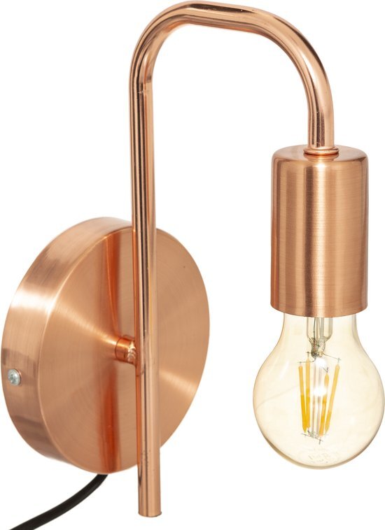 Atmosphera - Wandlamp - Lamp - Koper en Metaal - H25cm