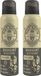 Men's Master Panda Men's Master Deodorant Man - 24 Uurs Bescherming - Frisse Houtachtige Geur - Anti Witte Sporen - Voordeelverpakking - 2 x 150ML