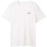 TOM TAILOR T-shirt 'Tom Tailor Printed T-shirt White 1042195 20000' blanc