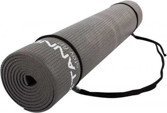 Stanno Exercise Mat - Grijs - 4mm - 175x61cm - Met Draagriem