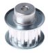 RS PRO Aluminium tandriemschijf voor 10 mm riemen, 12 tanden/verdeling 5 mm