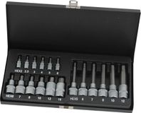 SENECA Inbusdoppenset 1/4" en 1/2" 18 delig