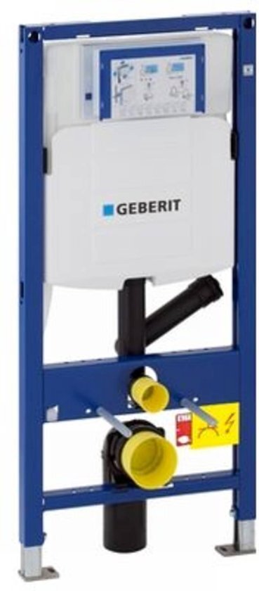 Geberit Duofix wc element voor wandcloset H112 met frontbediend UP320 inbouwreservoir aansluiting voor externe geurafzuiging DuoFresh 111364005