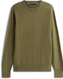 Tommy Hilfiger Heren Gebreide Trui Katoen/Cashmere Groen Maat M