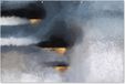 GreatGardenPosters Tuinposter Wolken Abstract Goud - 180x120 cm - PVC/Kunststof - Buiten