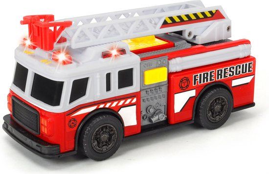 Dickie Brandweerwagen met Licht en Geluid - Multi Kleuren - Kunststof - 3+ Jaar