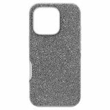Swarovski High smartphonehoesje, iPhone® 16 Pro, Zilverkleurig