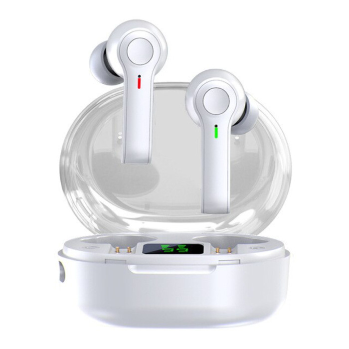 CUagain R22 Draadloze Oortjes - Touch Control Oordopjes TWS Bluetooth 5 1 Earphones Earbuds Oortelefoon Wit