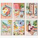 6-Pack Peinture par Numéro Kits pour Adultes, Projet DIY Facile