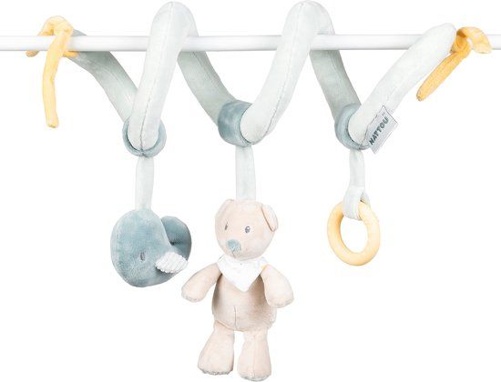 Nattou Baby Spiraal - Romeo, Jules en Sally - Lichtgroen