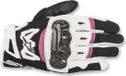 Alpinestars Stella SMX-2 Air Carbon V2 Zwart Wit Fuchsia - Handschoen