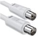 1aTTack 7507188 coax-kabel 2,5 m Wit