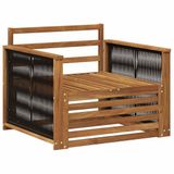 vidaXL Outdoor Sofa Naturel