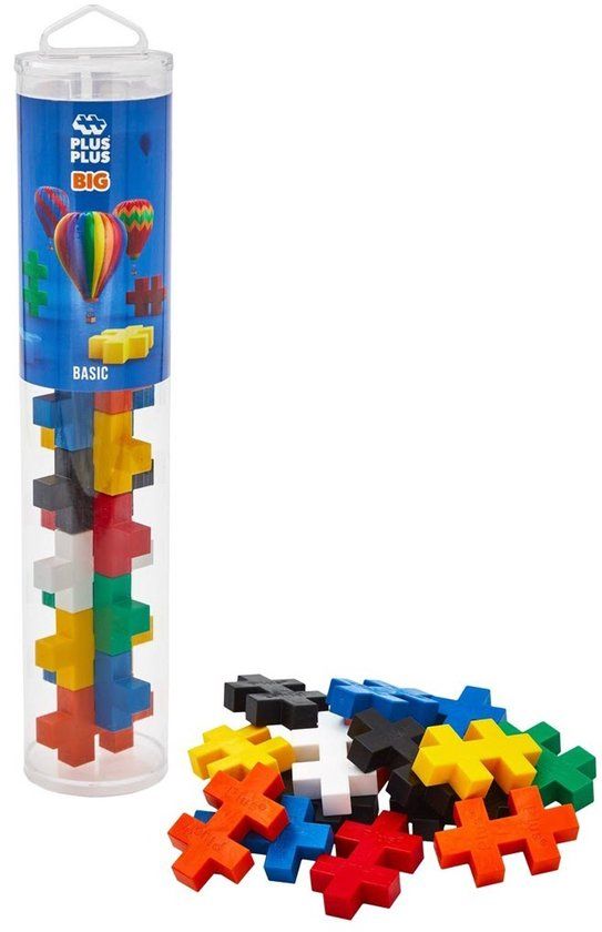 Plus-Plus BIG Tube 15 delige bouwset - 3224
