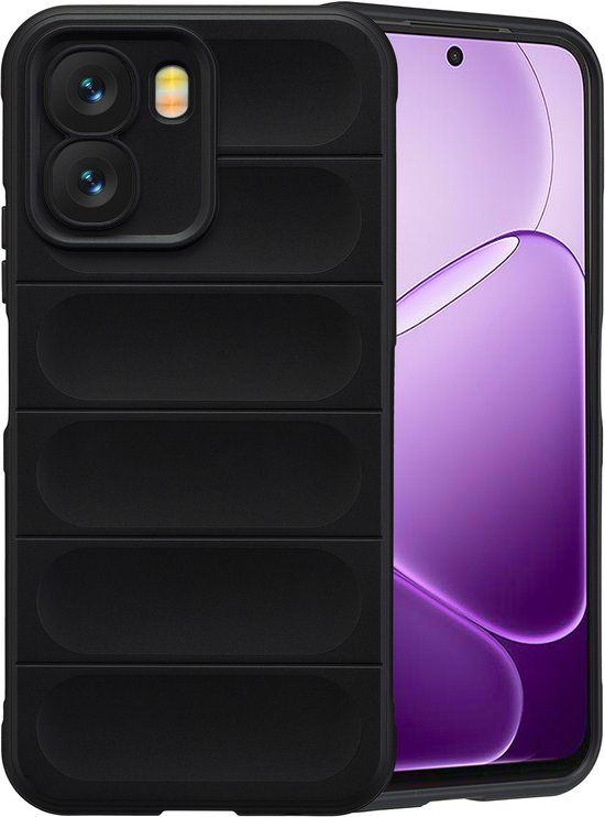 imoshion EasyGrip Backcover Zwart voor Oppo A6x (4G/5G)