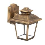 Buitenlamp Maca 1 x E27 oud goud IP44 polycarbonaat
