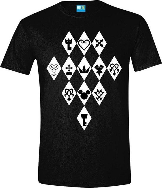 GLITZ WEAR - THE SYMBOLS MEN T-SHIRT - BLACK - Multi - 8718531324824