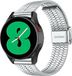 Strap-it roestvrij stalen band - zilver - Geschikt voor Samsung Galaxy Watch