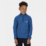 Regatta Kinderen Loco Lichtgewicht Mini gestreepte fleece met halve rits Outdoortrui blauw