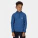 Regatta Kinderen Loco Lichtgewicht Mini gestreepte fleece met halve rits Outdoortrui blauw