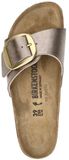 Birkenstock Madrid Big Buckle slippers taupe - Maat 38