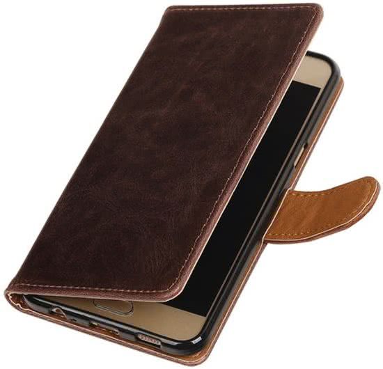Best Cases Mocca Pull-Up PU booktype wallet hoesje voor Samsung Galaxy C5