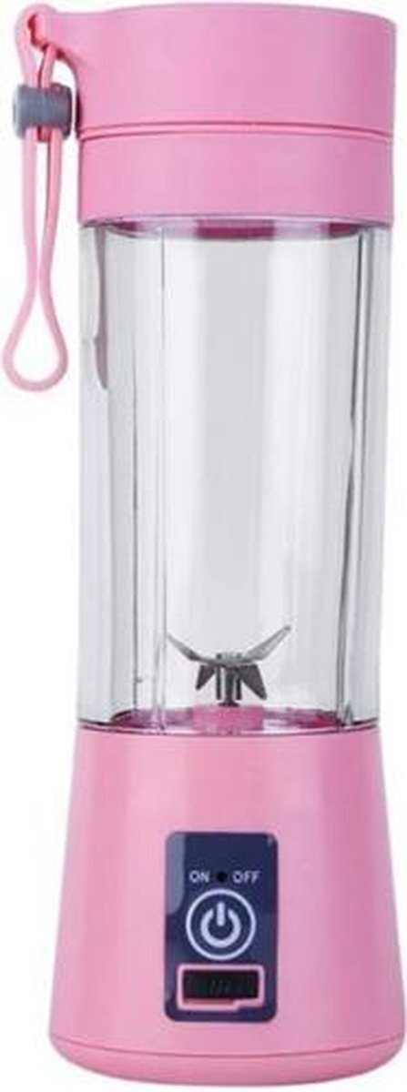 Drphone V7 - Draagbare Blender - Mixer / Shaker – 2000 mAh Accu - 380ml - Roze