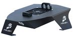 Zwart ASUGA EVO Zwart geanodiseerde aluminium helmdroger met ionisator en helmtas