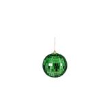 House of Seasons Christmas ball - disco ball 8cm plastic, color green 1 piece
