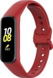 By Qubix Qubix - Siliconen Smartwatch Bandje - Rood - Geschikt voor Samsung Galaxy Fit 2