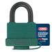 ABUS Hangslot 70AL/45 Aluminium - Weerbestendig, Veiligheidsniveau 5, Groen